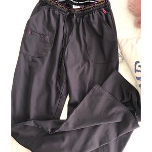 TWO PAIRS Grey Scrub Bottoms